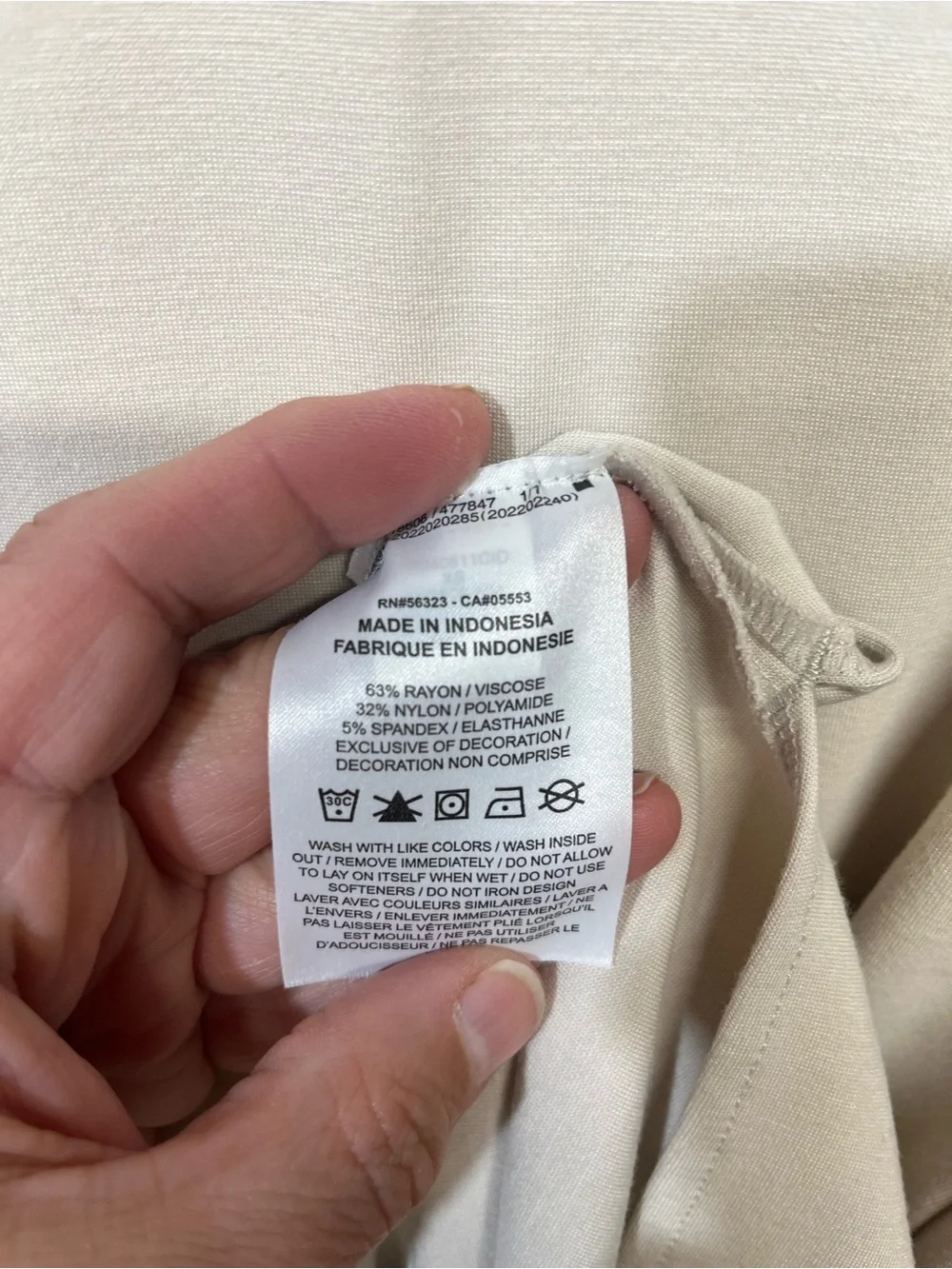 XS Nike Women's Cream/Oatmeal Short-Sleeve Midi Bodycon Dress